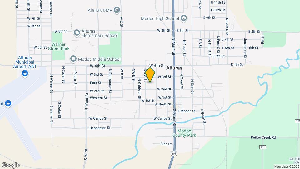 Modoc West Apartments Map and Location Details