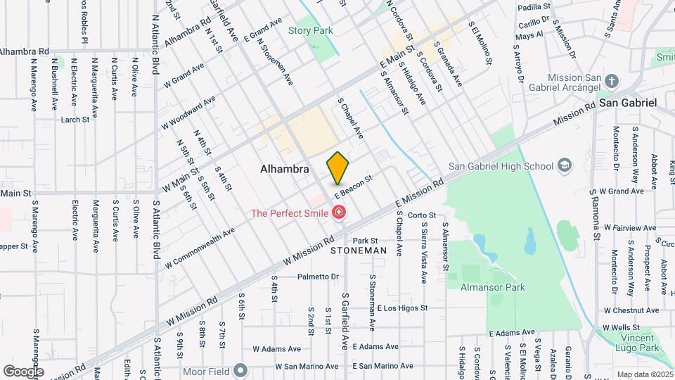 15 E Beacon St Map and Location Details