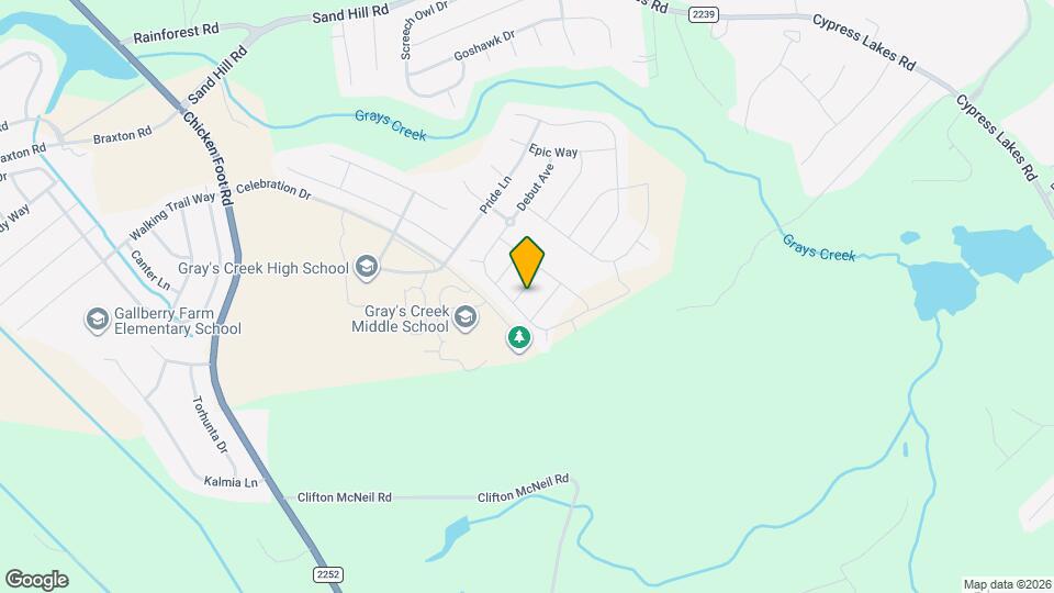 5219 Riva Ridge Ln Map and Location Details