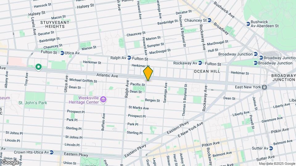 2065 Pacific St Map and Location Details