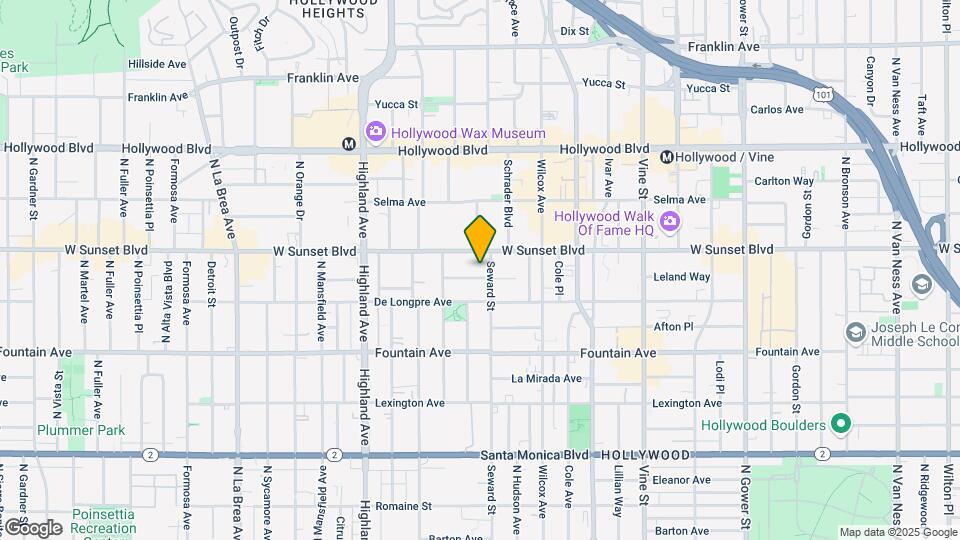 6611 Leland Way Map and Location Details