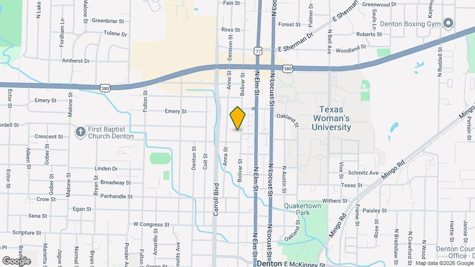 1401 Bolivar St Map and Location Details