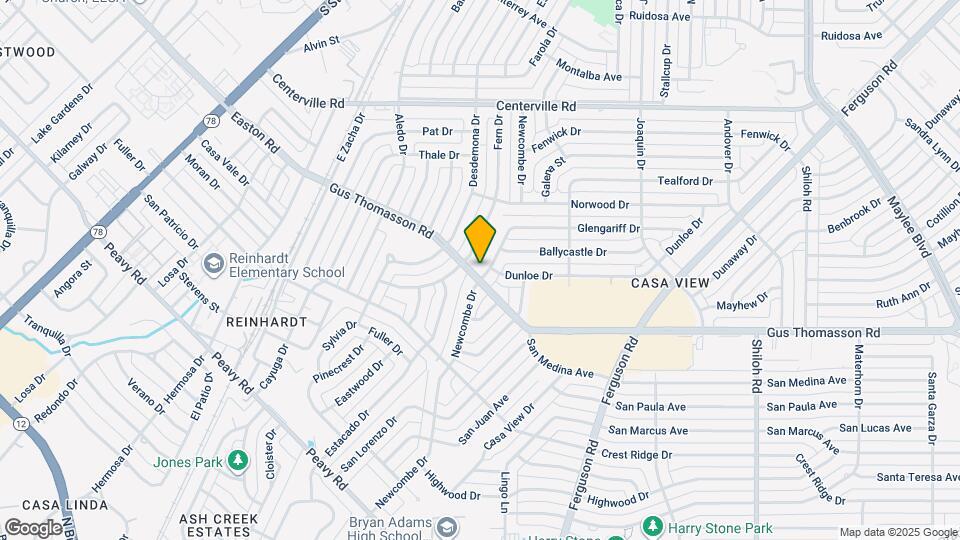 10405 Newcombe Dr Map and Location Details