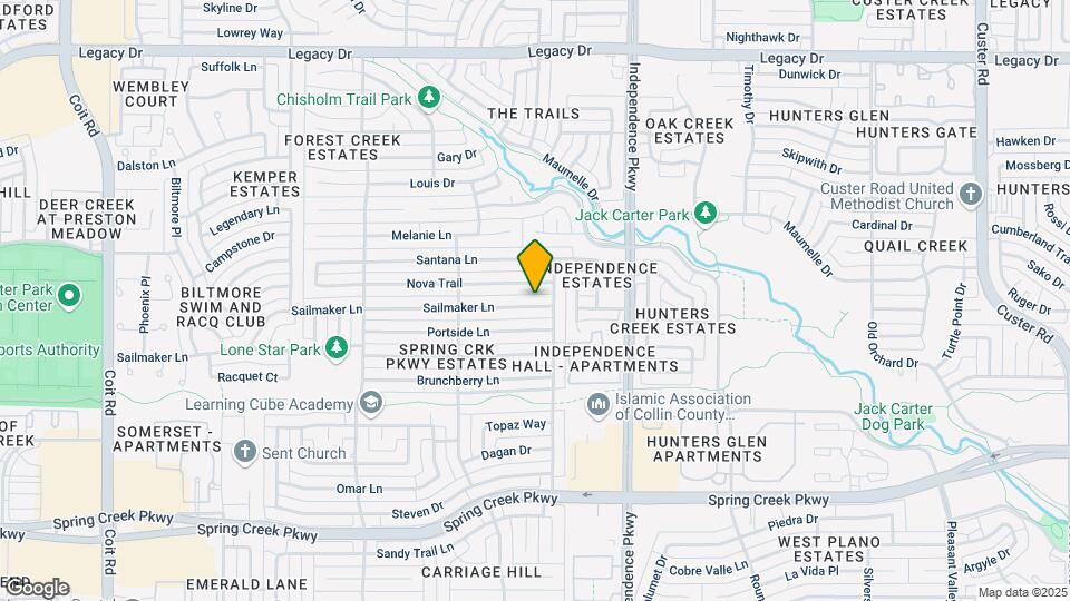 3209 Sailmaker Ln Map and Location Details