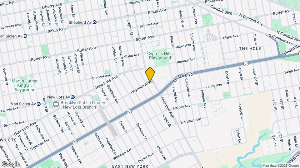 1078 Hegeman Ave Map and Location Details