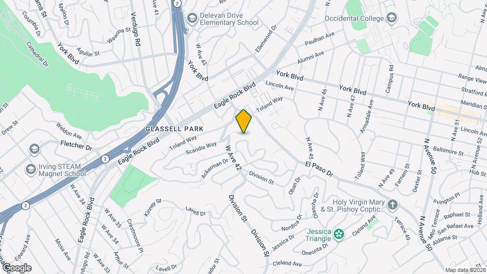 3620 Verdugo Vista Ter Mapa y Detalles de la Ubicación