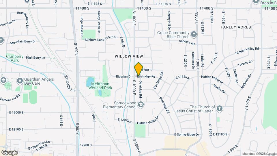 1020 Eastridge Rd Map and Location Details
