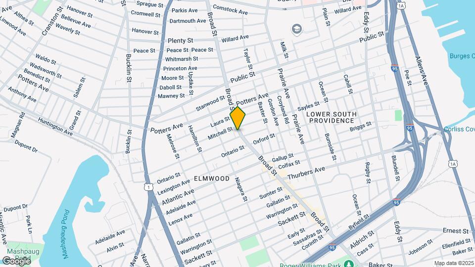 839 Broad St Mapa y Detalles de la Ubicación