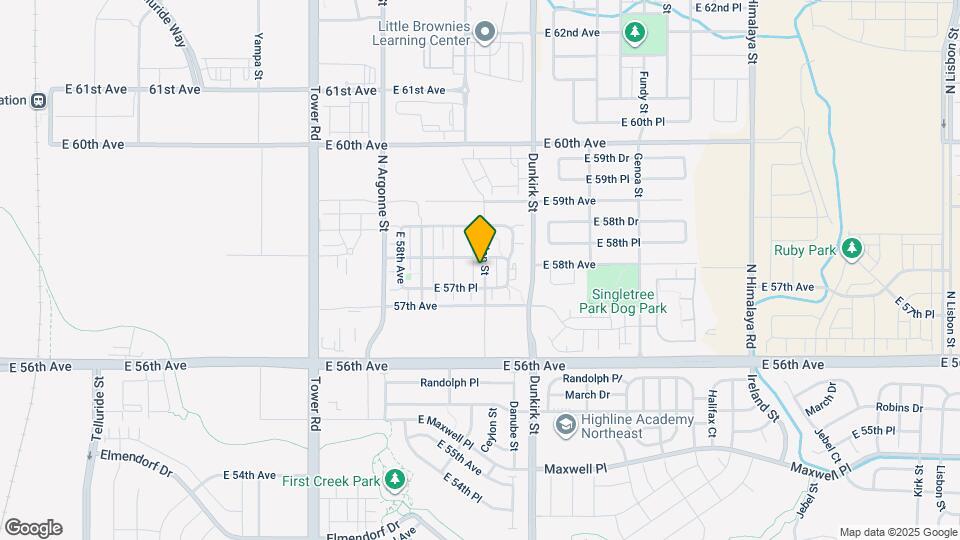 5781 Ceylon St Map and Location Details