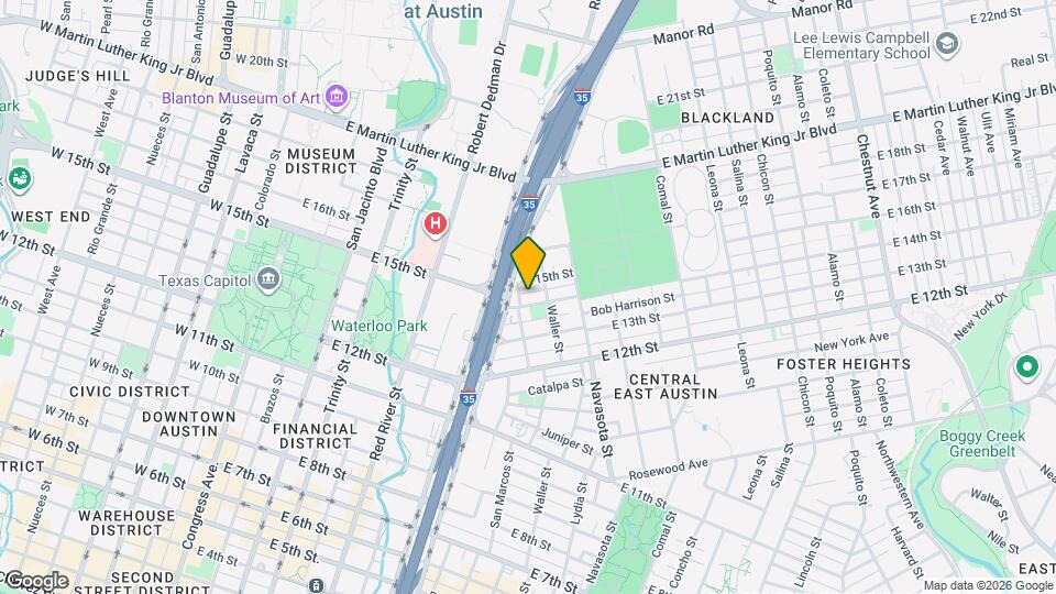 902 E 14th St Map and Location Details