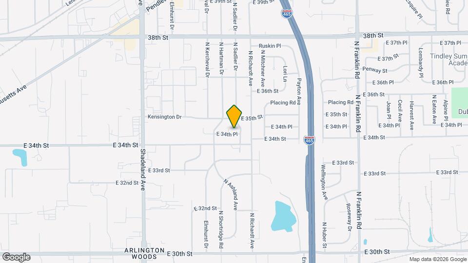 7404 E 34th Plz Map and Location Details