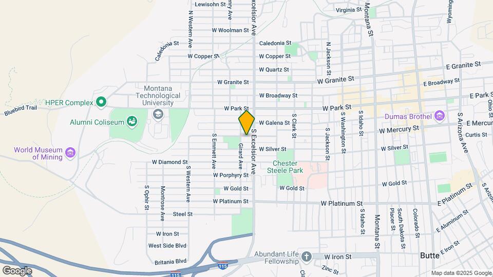 919 W Mercury St Mapa y Detalles de la Ubicación