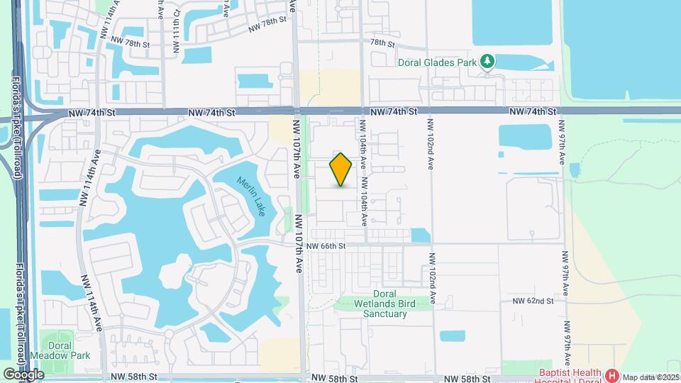 10470 NW 69th Terrace Map and Location Details