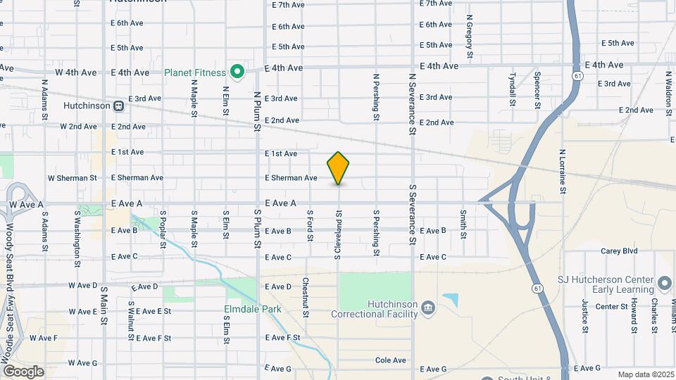7-11 S Cleveland St Map and Location Details