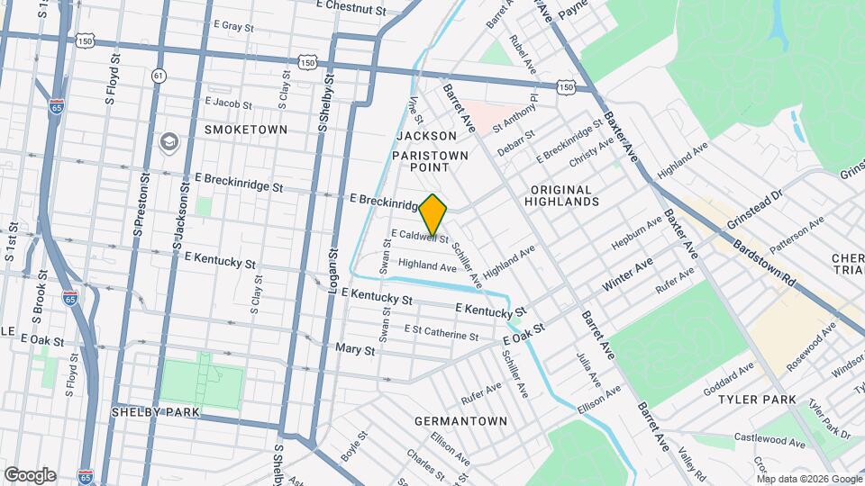 1046 E Caldwell St Map and Location Details