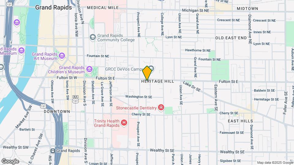 422 E Fulton St Map and Location Details