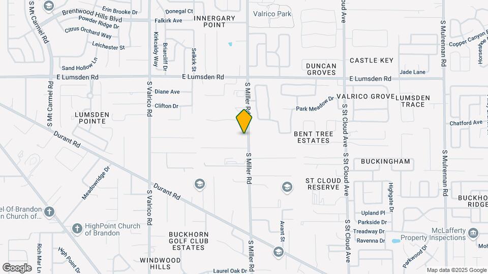 1510 S Miller Rd Map and Location Details