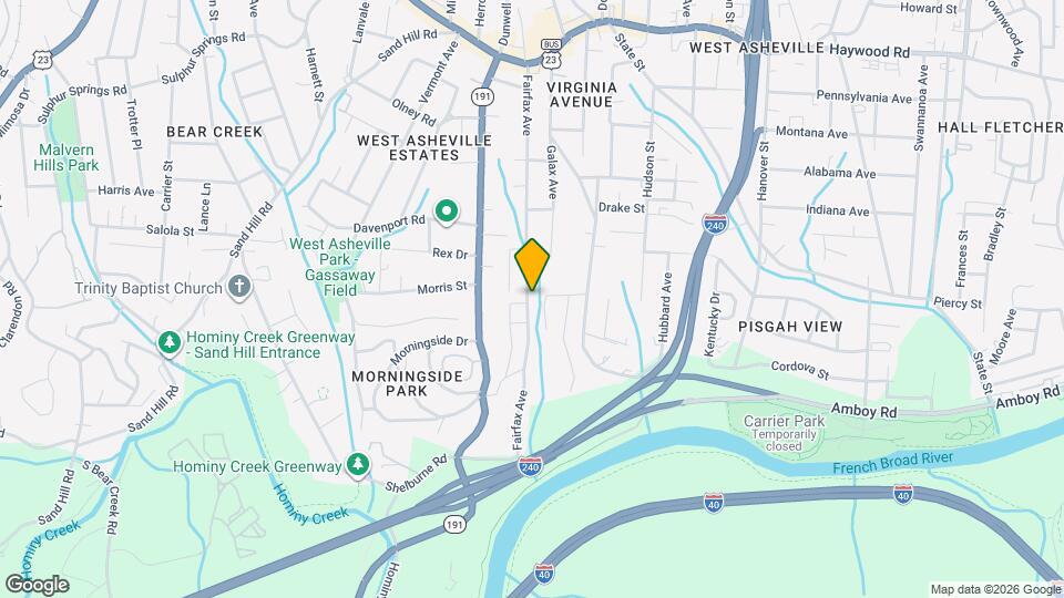 210 Fairfax Ave Map and Location Details