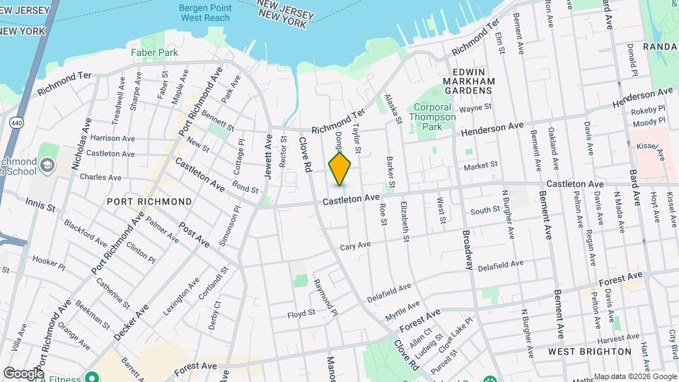 134 Dongan St, Unit 134 Dongan Street 2nd floor Map and Location Details