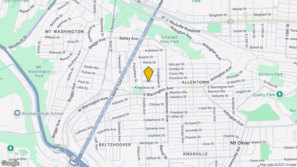 418 Edgemont St Map and Location Details