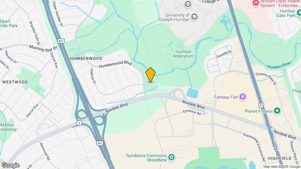 30 Woodstream Dr Map and Location Details