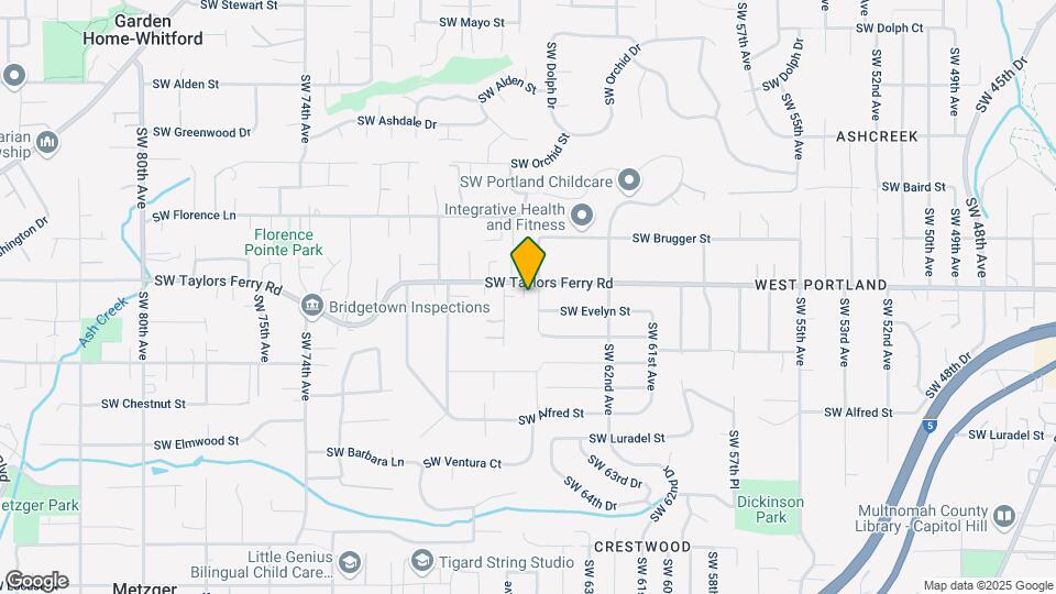 6508 SW Taylors Ferry Rd Mapa y Detalles de la Ubicación
