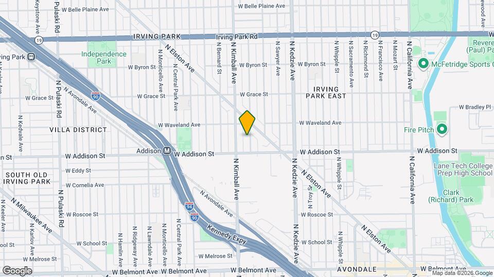 3634 N Christiana Ave, Unit 2 Mapa y Detalles de la Ubicación