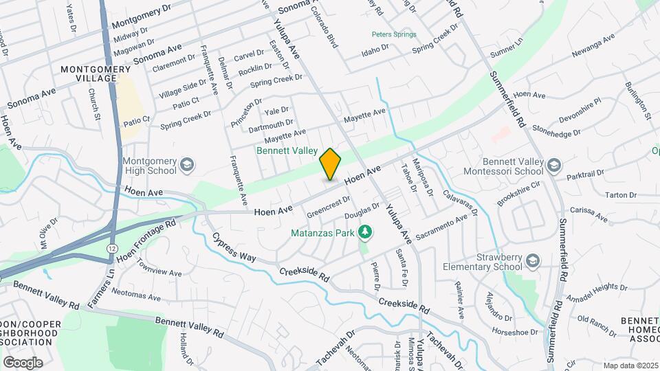 3721 Hoen Ave Map and Location Details