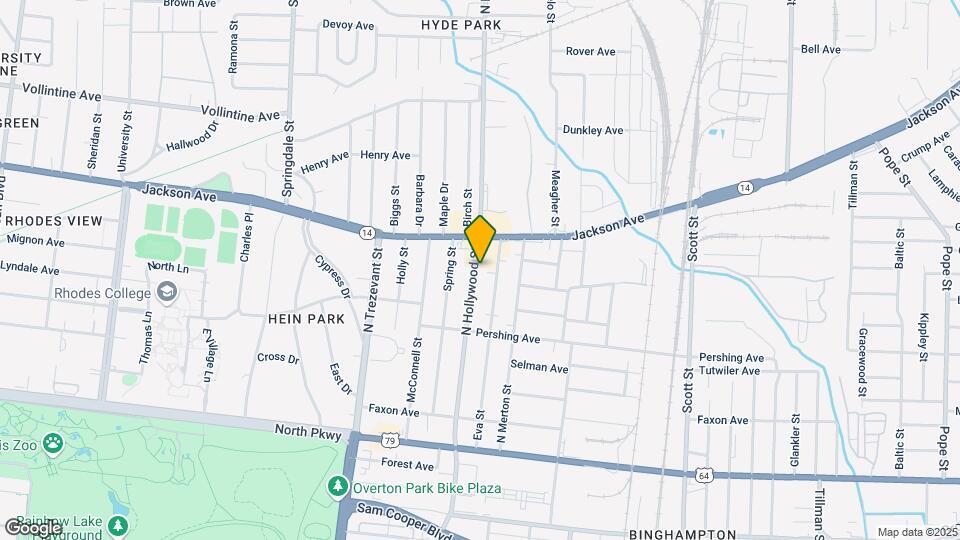 782 N Hollywood St Map and Location Details
