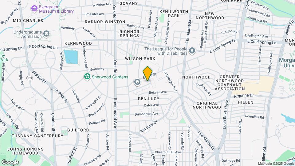 720 Springfield Ave Map and Location Details