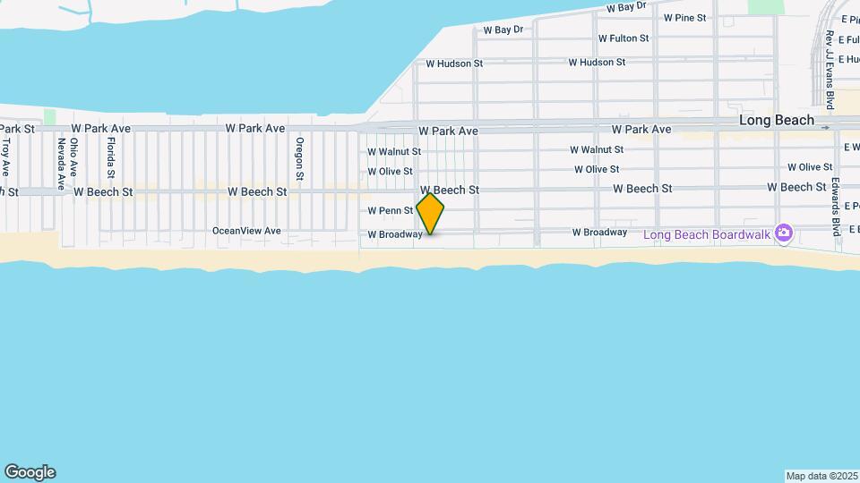 Oceanfront Multi-Family With 10 Apartments Map and Location Details