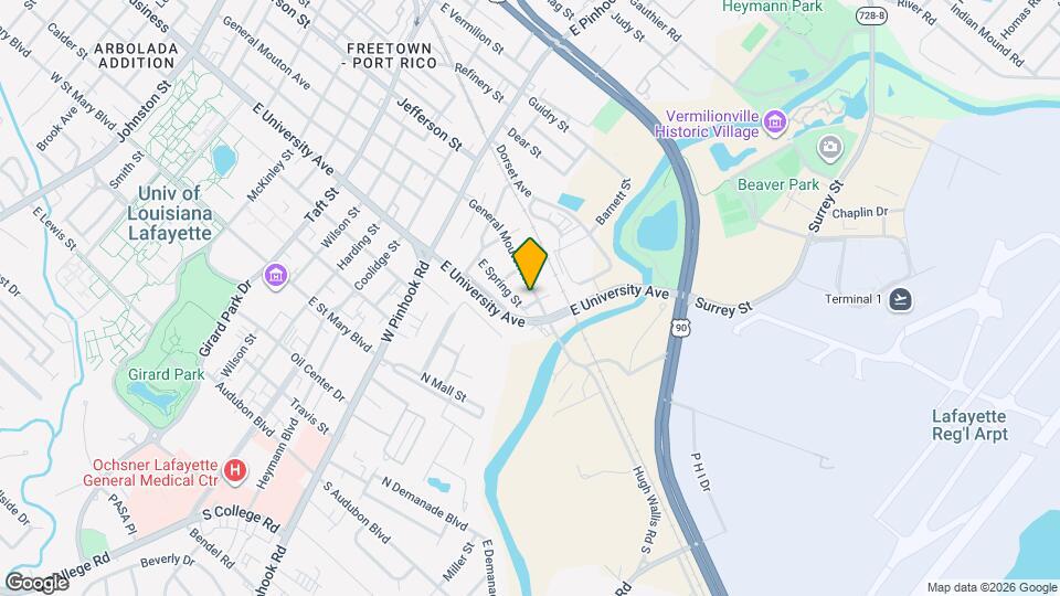 1426 General Mouton Ave Map and Location Details