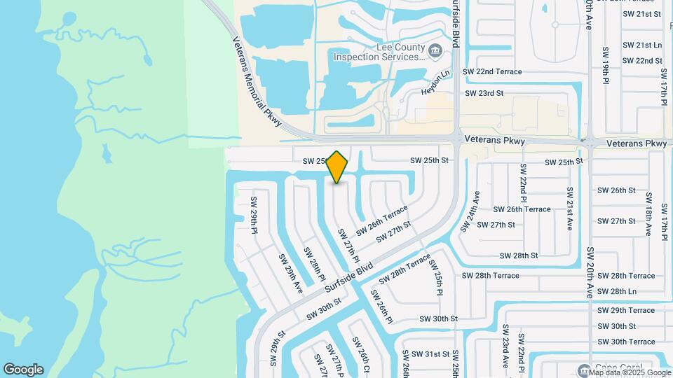 2525 SW 27th Pl Map and Location Details