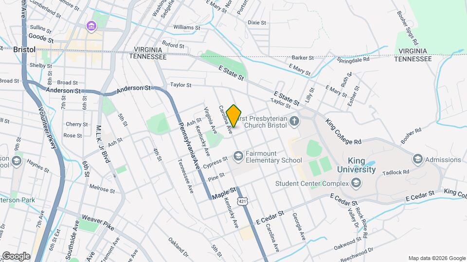 615 Carolina Ave, Unit B5 Mapa y Detalles de la Ubicación