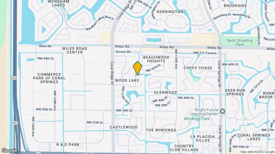 Coral Springs Money Triplex Map and Location Details