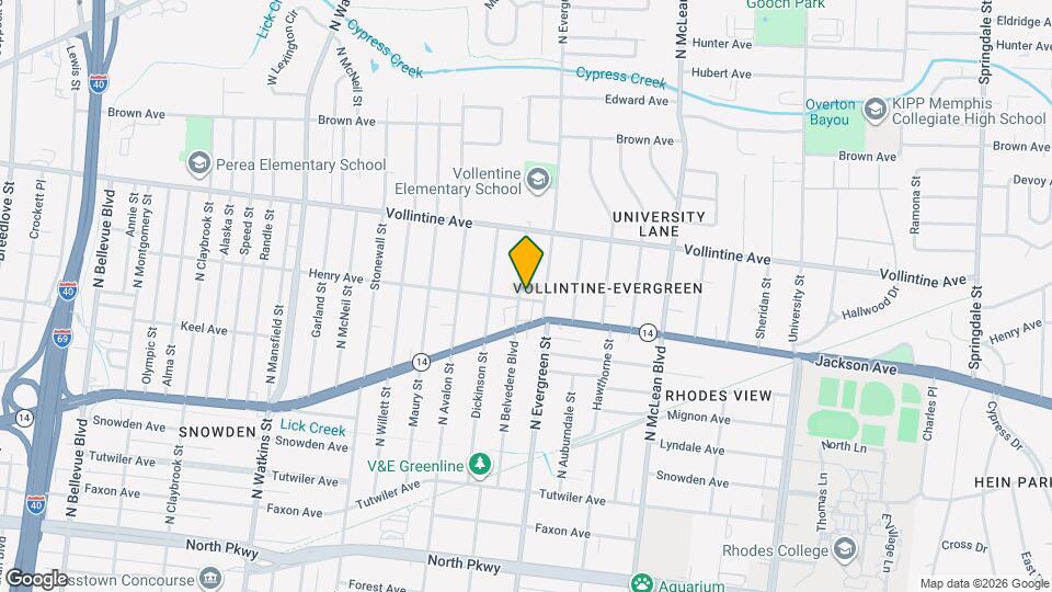864 N Belvedere Blvd Mapa y Detalles de la Ubicación