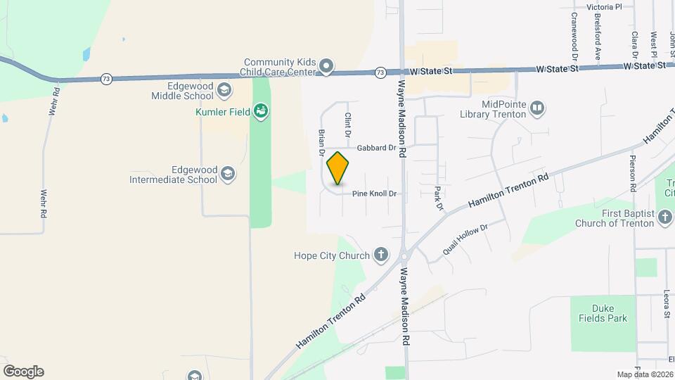 599 Whispering Pines Pl Map and Location Details