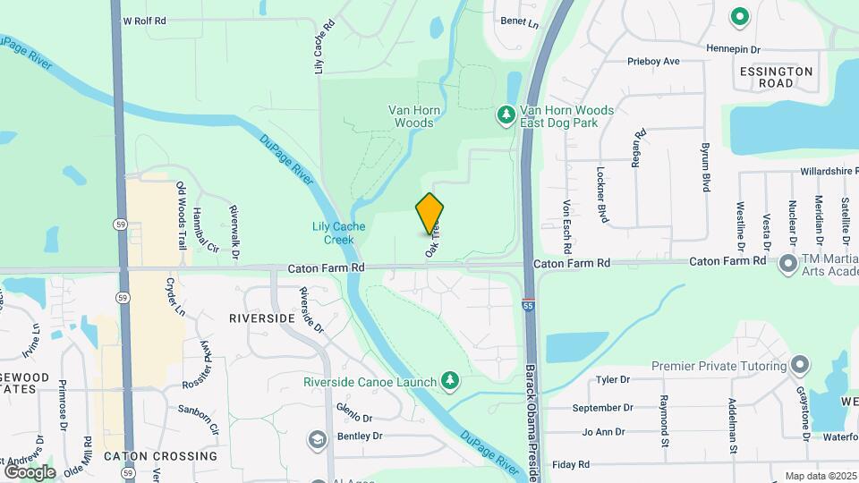 2411 Oak Tree Ln Map and Location Details