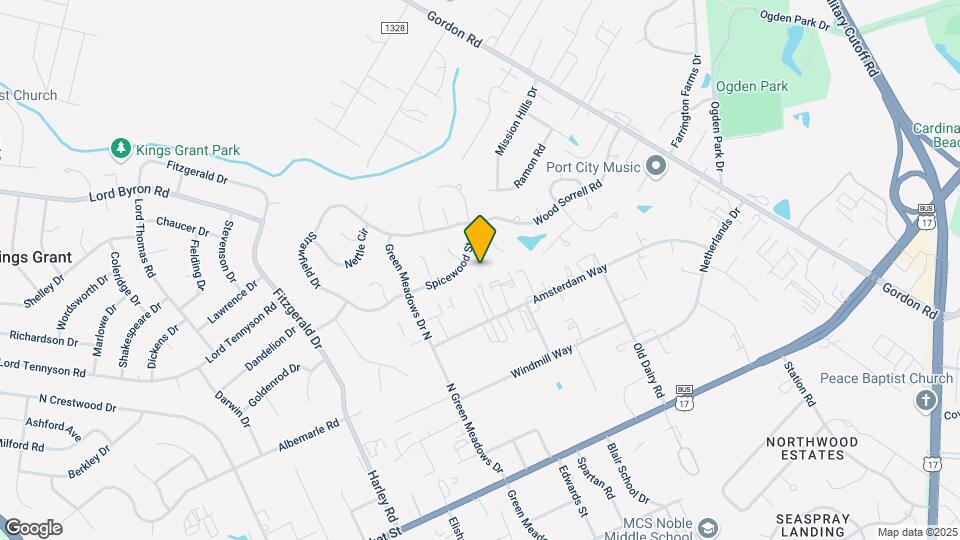 6519 Spicewood St Map and Location Details