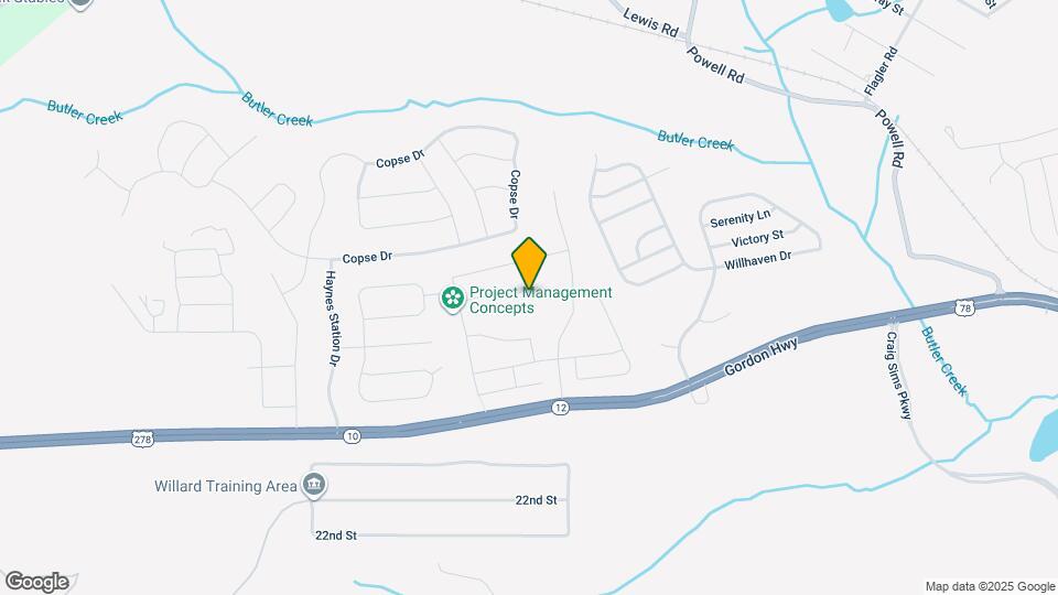 560 Post Oak Ln Map and Location Details