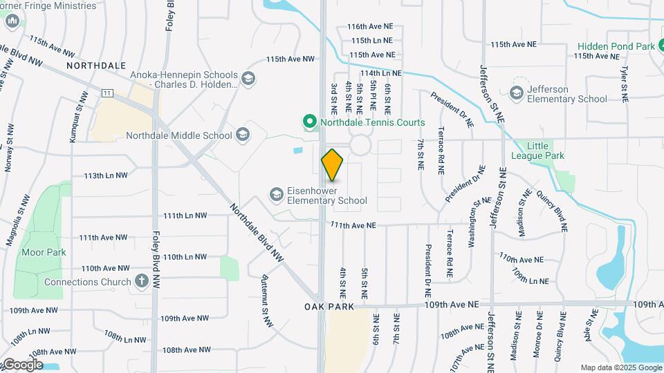 11200 3rd St NE Map and Location Details