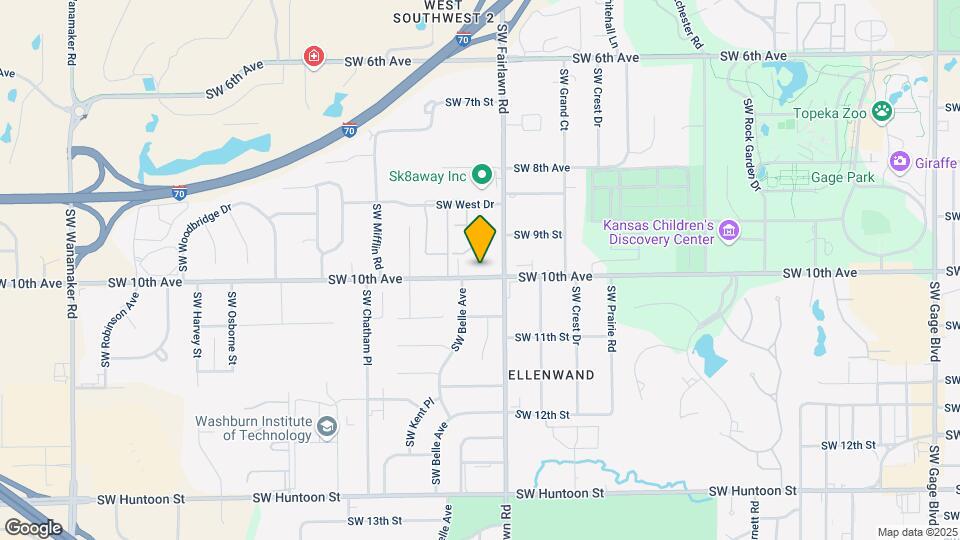 5210 SW 10th Ave Map and Location Details