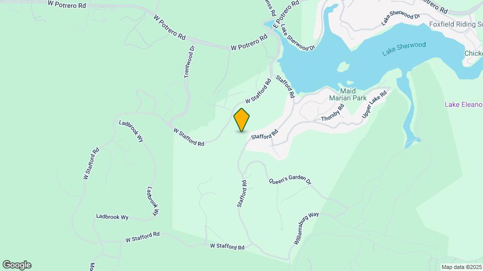 800 Lake Sherwood Dr Map and Location Details