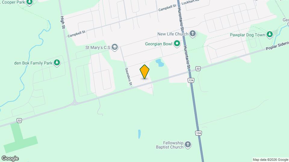 7708 Poplar Sideroad, Unit 1 Map and Location Details