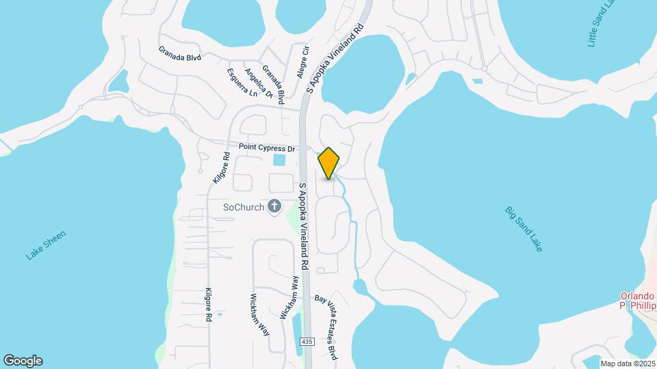 8814 Phillips Bay Dr Mapa y Detalles de la Ubicación