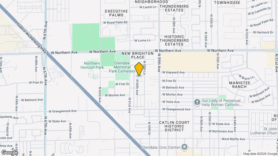 7733 N 60th Ave Map and Location Details