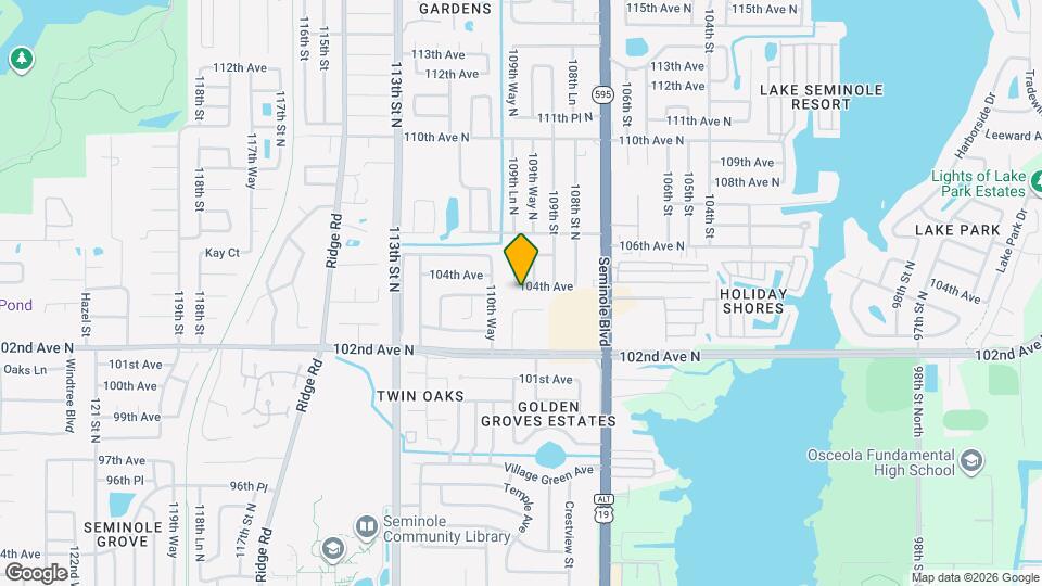 10980 104th Ave Map and Location Details