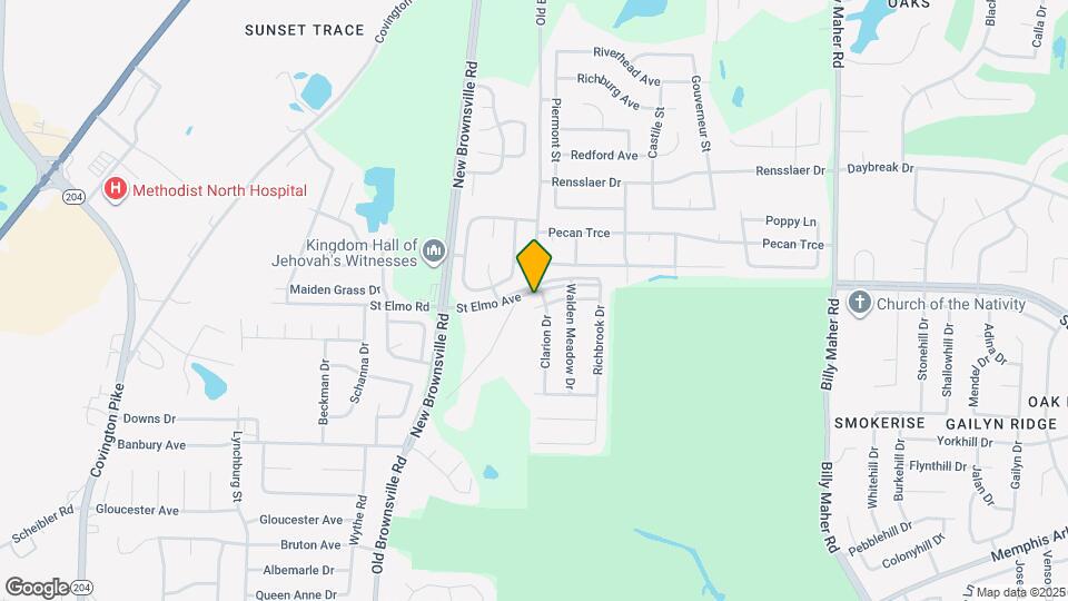 5596 Walden Valley Cove Mapa y Detalles de la Ubicación