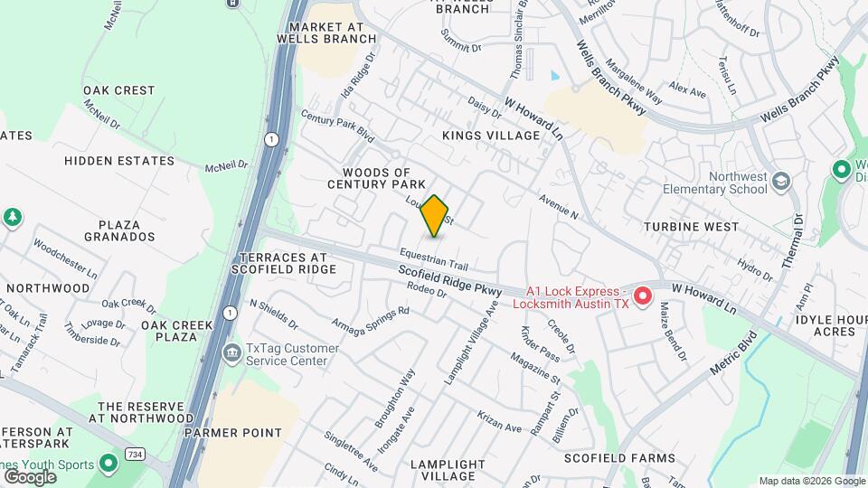 13412 Equestrian Cove Map and Location Details