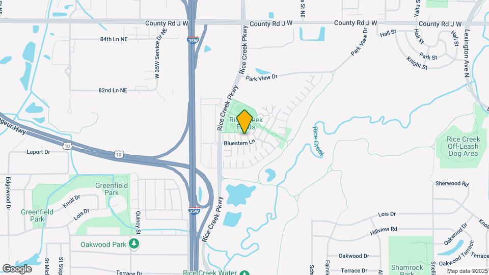 1903 Bluestem Ln Map and Location Details